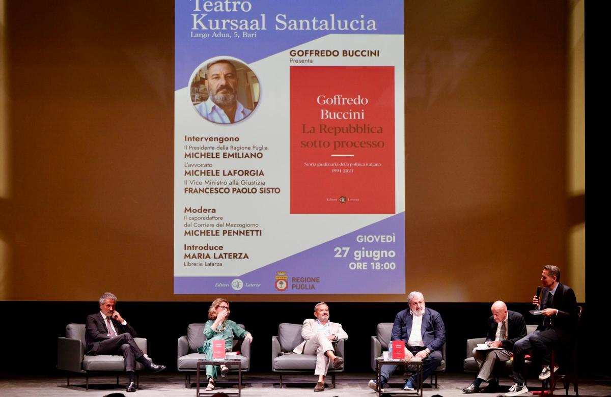 Politica vs. Magistratura analisi e confronto a Bari con Goffredo Buccini