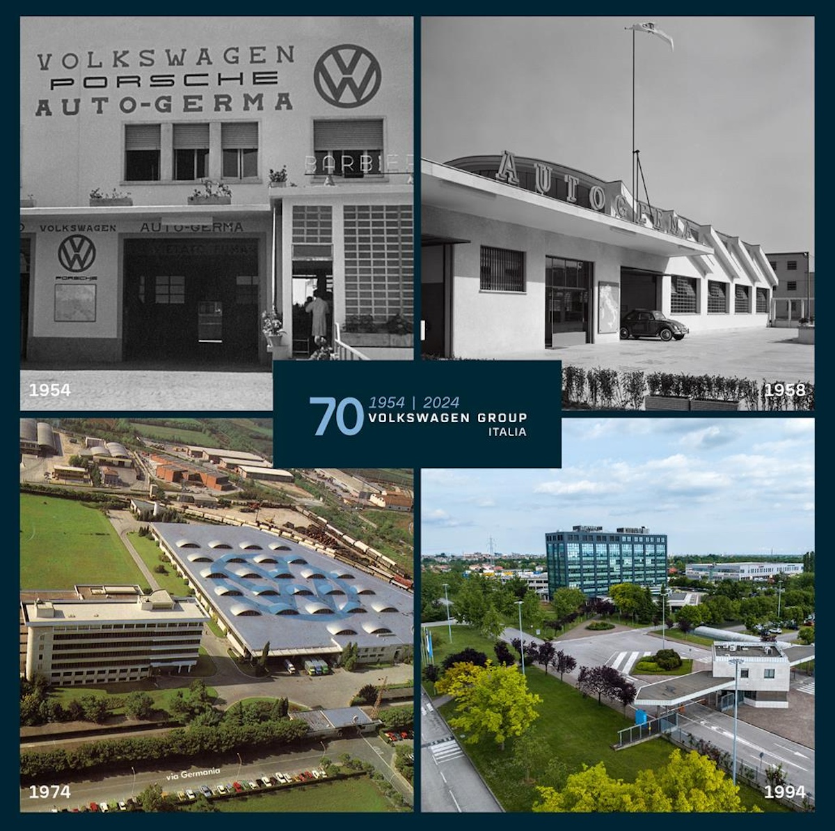 Volkswagen Group Italia festeggia 70 anni di successi Volkswagen Group Italia festeggia 70 anni di successi