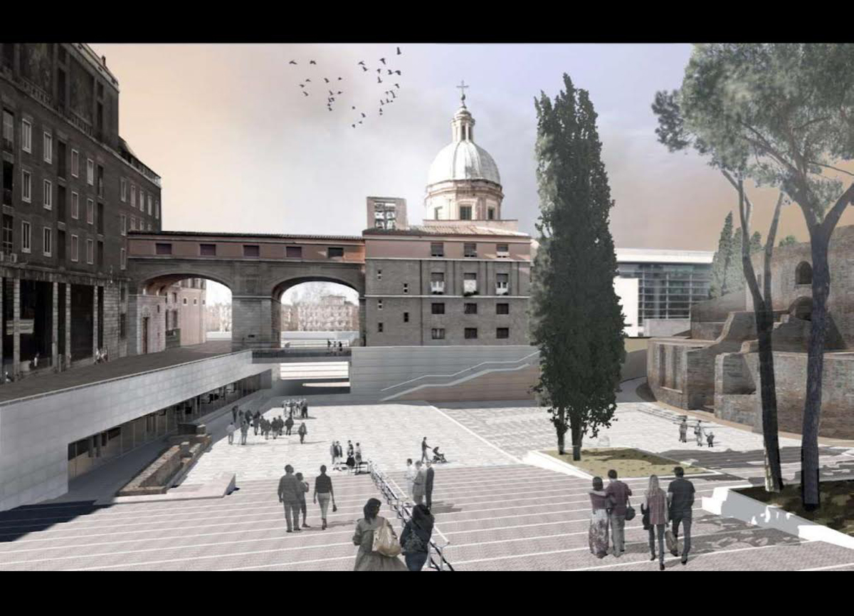 Piazza Augusto Imperatore, la luce: a fine anno lavori finiti nel primo lotto