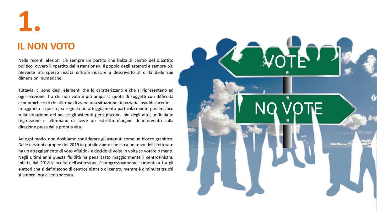 Salgono gli astenuti di Centrosinistra. A non votare sono soprattutto i poveri Salgono gli astenuti di Centrosinistra. A non votare sono soprattutto i poveri