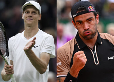 Sinner vs Berrettini, ma prima è gara di palleggi tra i due tennisti. VIDEO