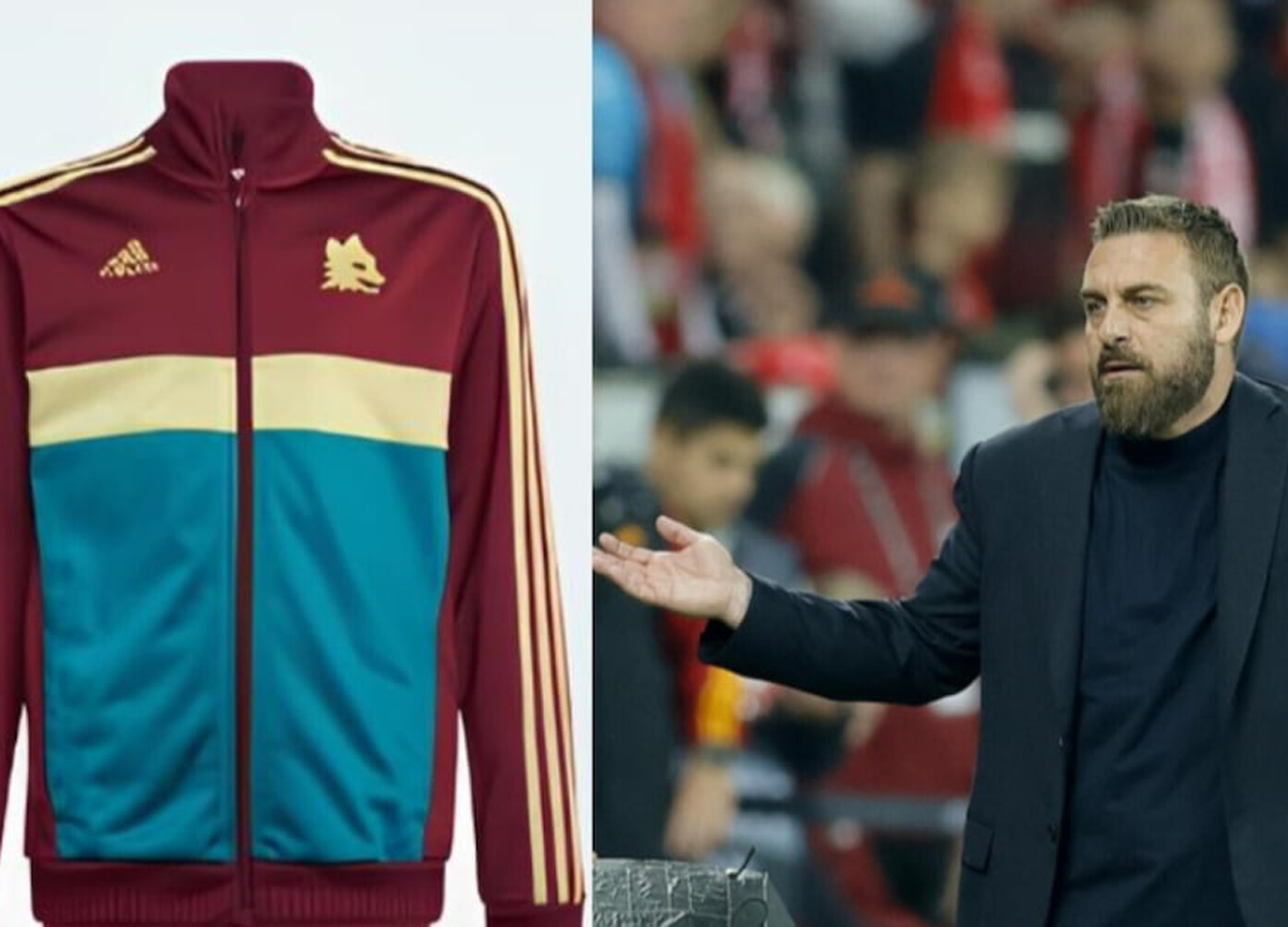 As Roma, bufera per la tuta: rimossa dal mercato. Sospeso il dirigente Adidas As Roma, bufera per la tuta: rimossa dal mercato. Sospeso il dirigente Adidas