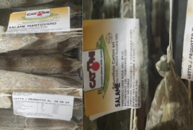 Tramezzini e salame mantovano, rischio microbiologico: l’allarme del Ministero