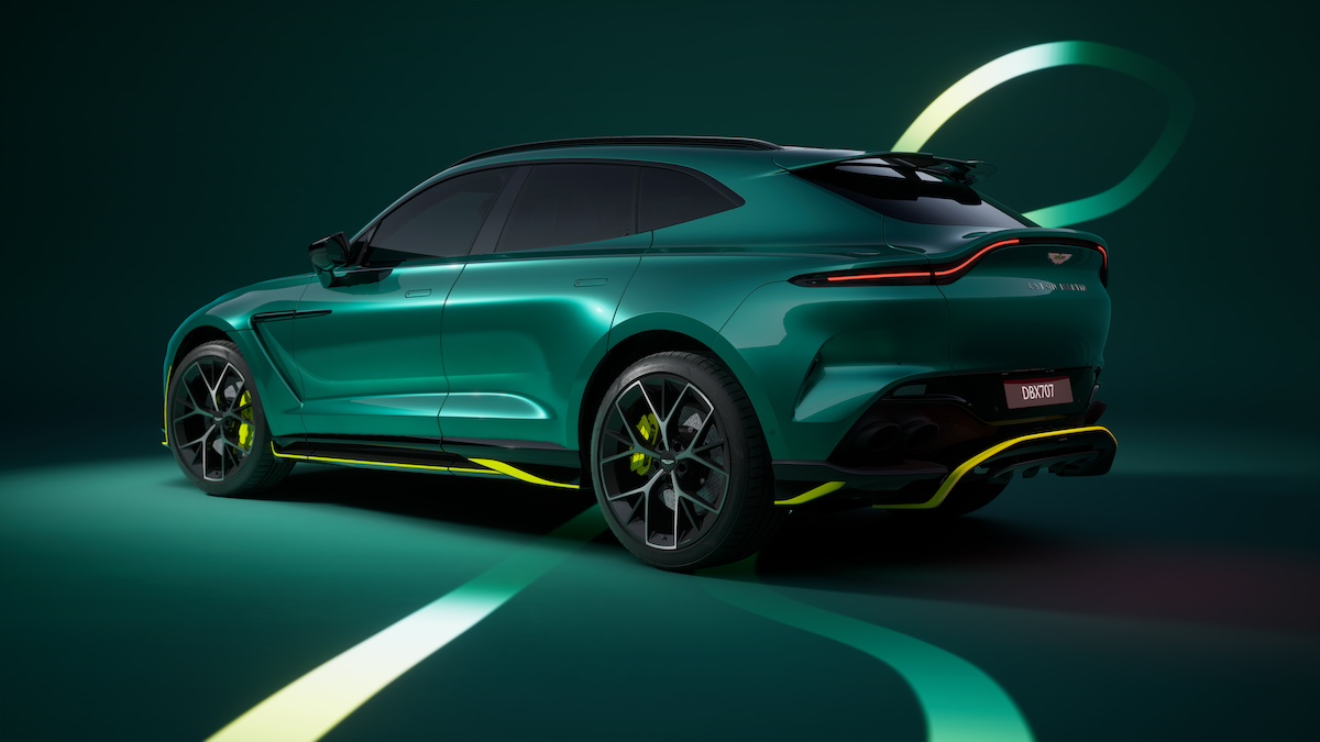 Aston Martin rivela la DBX707 AMR24: il SUV di lusso ispirato alla Formula 1
