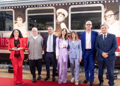 Trenitalia, presentato l’Intercity dedicato al Taormina Film Festival 2024