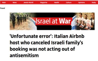 Famiglia respinta dal b&b perchè ebrea: “Potete stare nei vostri forni a gas”