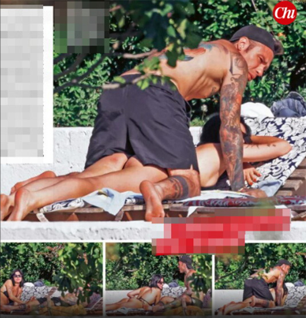 Fedez paparazzato mentre bacia una misteriosa mora in Masseria. Le foto
