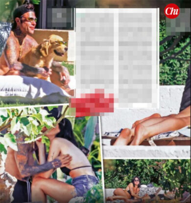 Fedez paparazzato mentre bacia una misteriosa mora in Masseria. Le foto