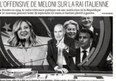 “Tele-Meloni” agita persino Le Monde, la crisi Rai finisce in prima pagina