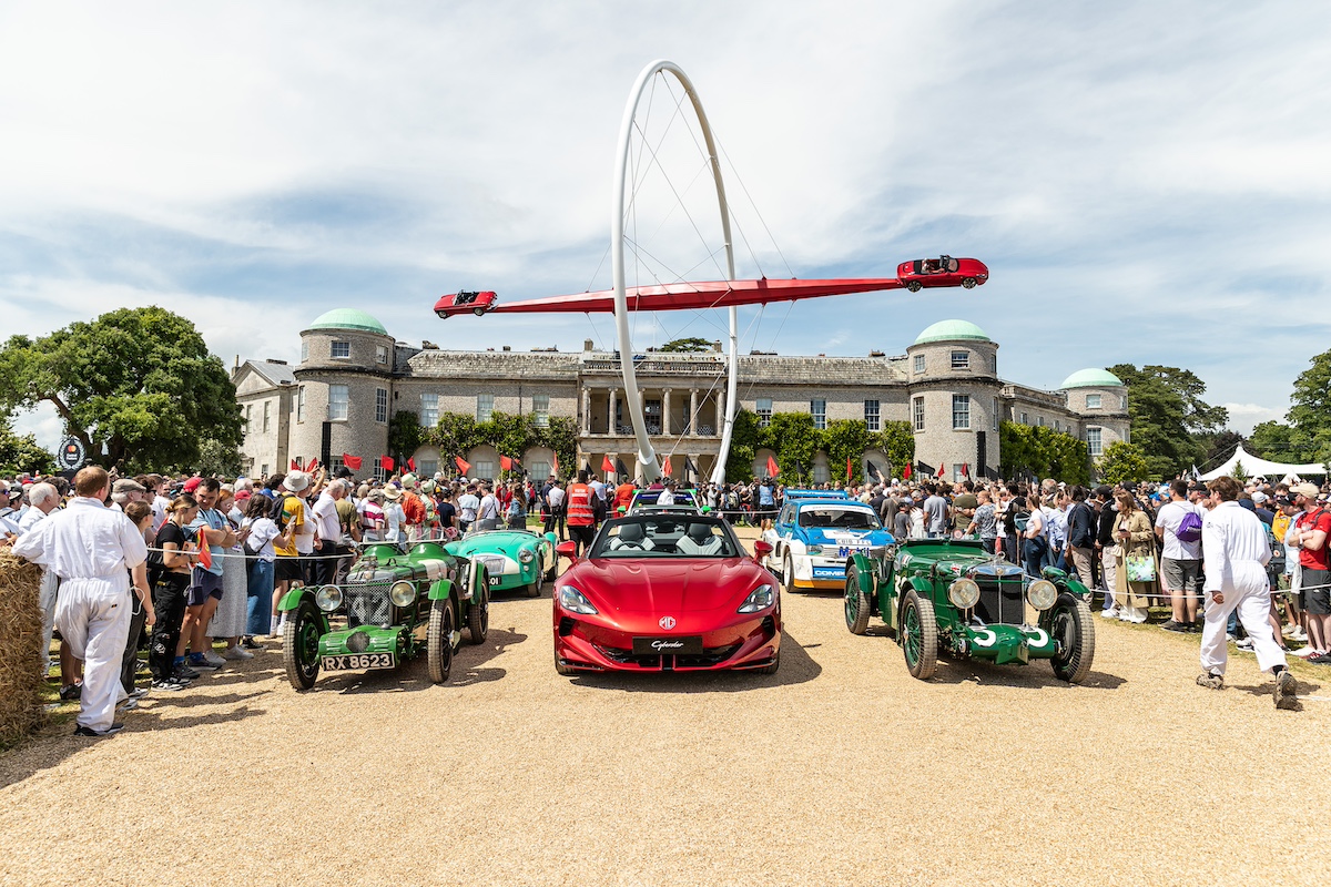 MG celebra 100 anni di storia al Goodwood Festival of Speed MG celebra 100 anni di storia al Goodwood Festival of Speed