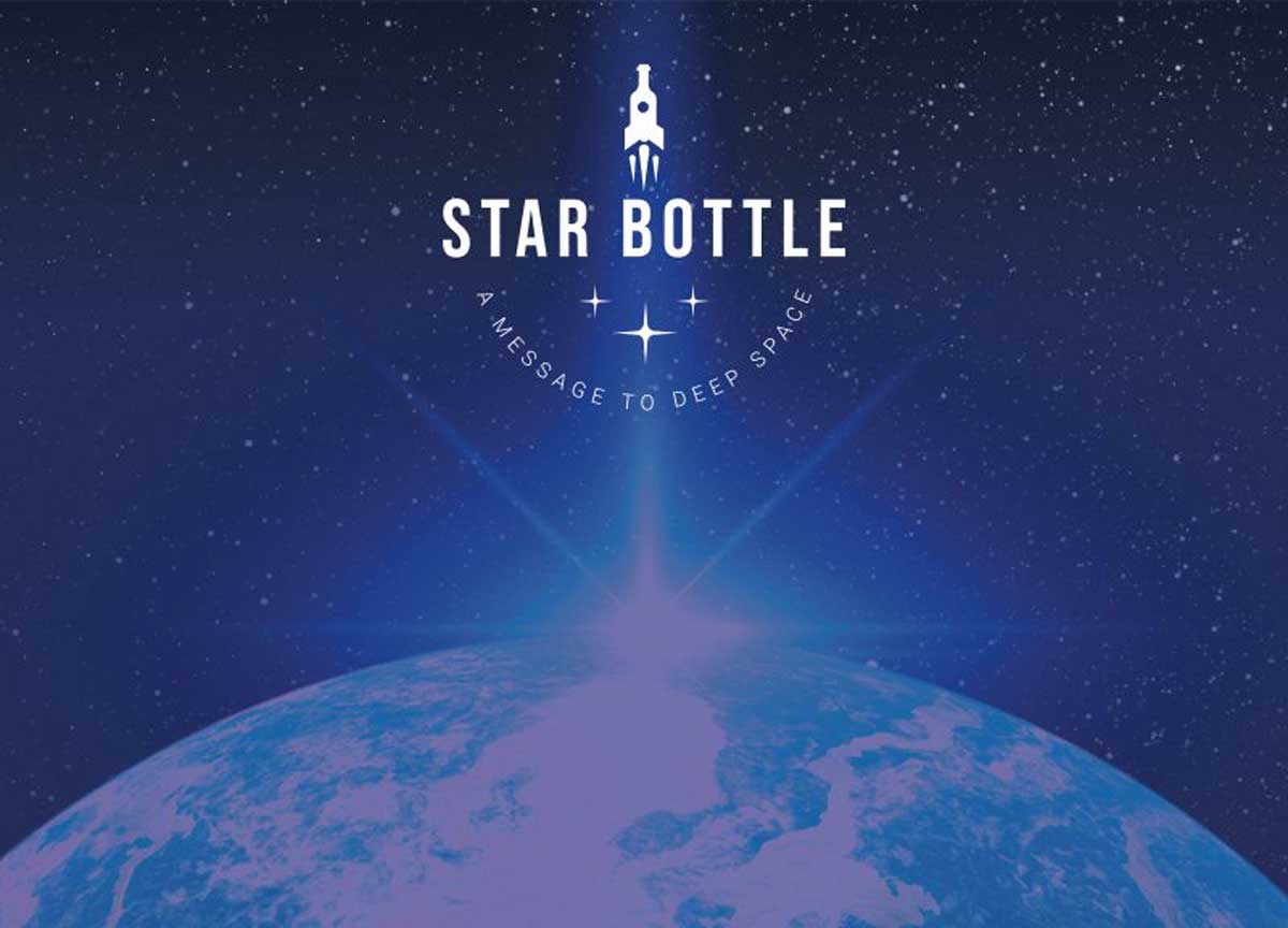 Da Telespazio Fucino Star Bottle, messaggi di street art per extraterrestri Da Telespazio Fucino Star Bottle, messaggi di street art per extraterrestri