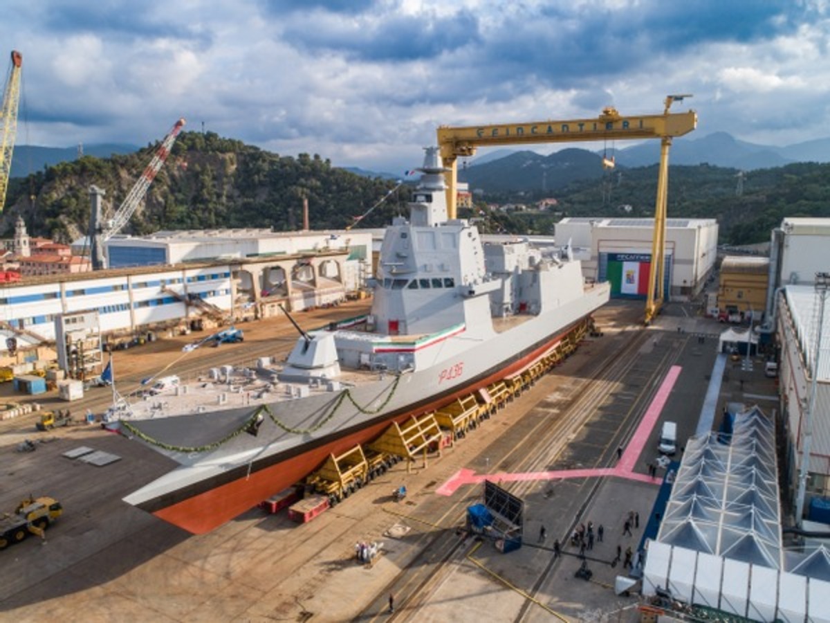 Fincantieri: varata a Riva Trigoso la settima nave PPA “Domenico Millelire” Fincantieri: varata a Riva Trigoso la settima nave PPA “Domenico Millelire”