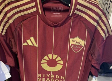 As Roma, le nuove maglie da gioco dell’Adidas ispirate a Campo Testaccio