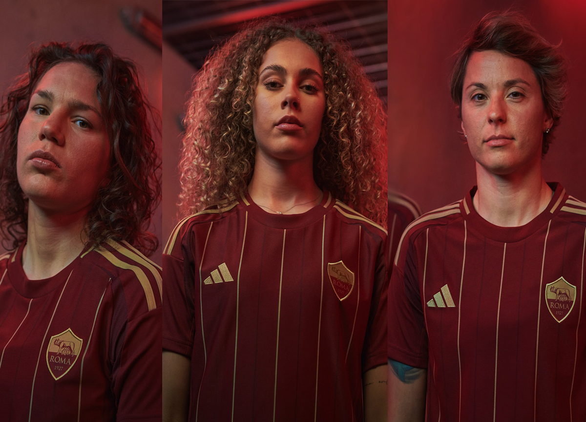 As Roma, le nuove maglie da gioco dell’Adidas ispirate a Campo Testaccio As Roma, le nuove maglie da gioco dell’Adidas ispirate a Campo Testaccio