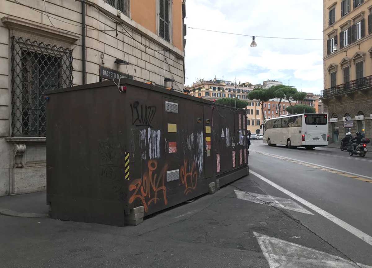 Roma nella tempesta perfetta: super caldo, condizionatori e mini black out. Acea “scalda” i gruppi elettrogeni