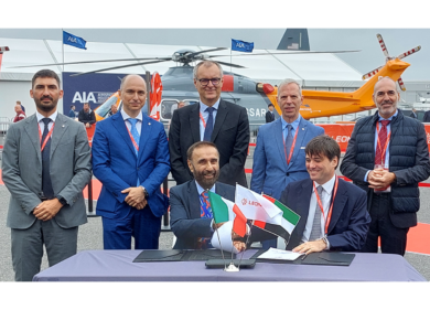 Leonardo, Falcon Aviation rafforza la collaborazione con l’ordine di un AW139