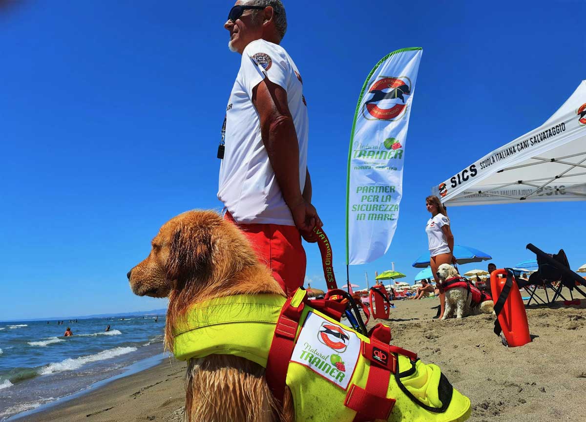 Chi getta mozziconi sulla spiaggia è un criminale. Cani bagnini e Marevivo uniti nella campagna
