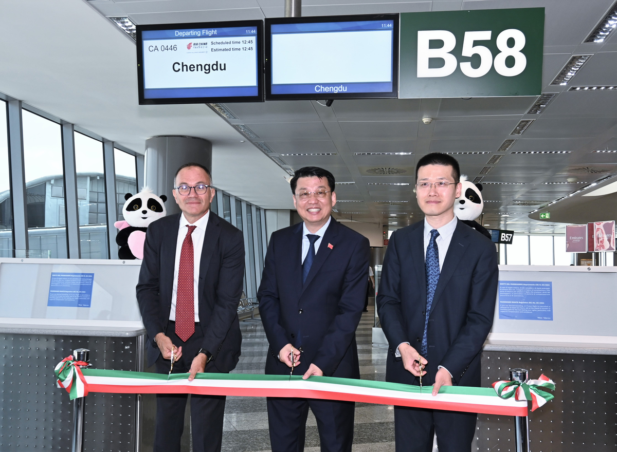 Nuova rotta Milano-Chengdu un nuovo ponte tra Europa e Cina