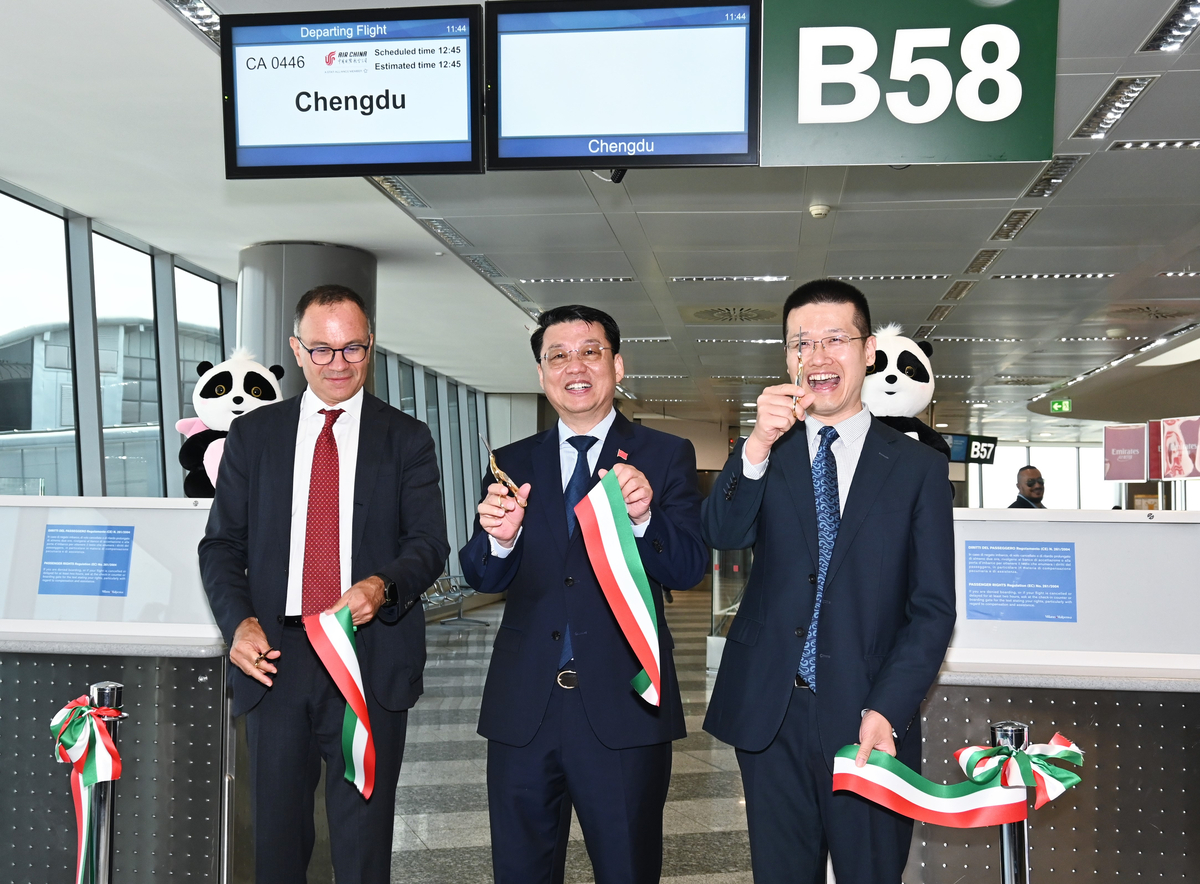 Nuova rotta Milano-Chengdu un nuovo ponte tra Europa e Cina