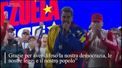 Venezuela, Nicolás Maduro confermato presidente: i festeggiamenti dopo l’annuncio della rielezione