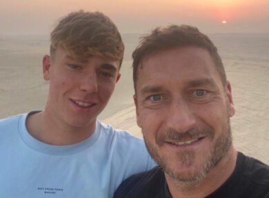 Cristian Totti cambia ancora squadra: dove andrà il figlio dell’ex numero 10 della Roma