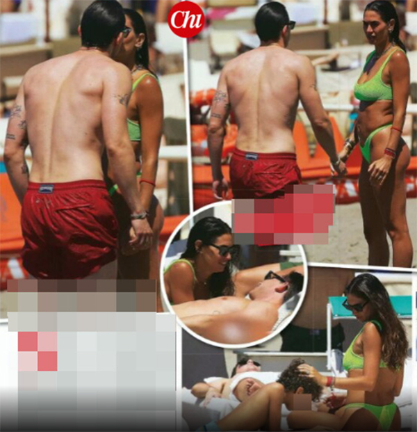 Melissa Satta, la foto con il compagno Carlo Beretta e il figlio Maddox scatena la polemica sui social