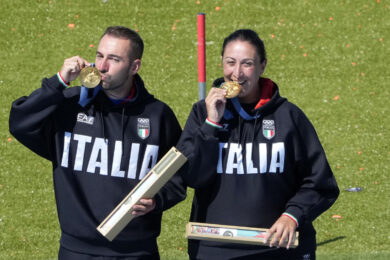 Parigi 2024: oro per Bacosi-Rossetti nel tiro al volo