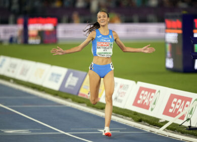 Ascolti Tv, Rai2 vola con l’atletica al 26.9%, Battiti Live chiude al 14.2%