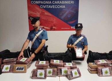Civitavecchia, il porto dei narcos: nell’auto 51 kg di cocaina pura. Tre arresti