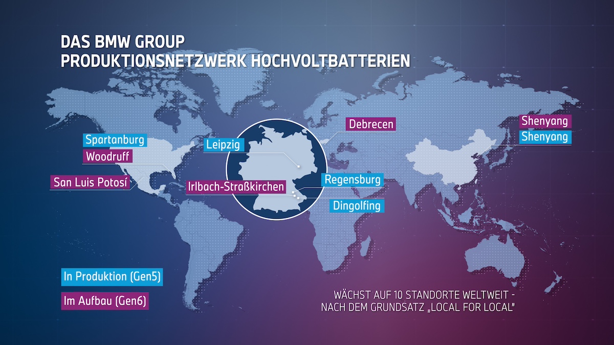 BMW Group lancia la produzione di batterie ad alta tensione a livello globale BMW Group lancia la produzione di batterie ad alta tensione a livello globale