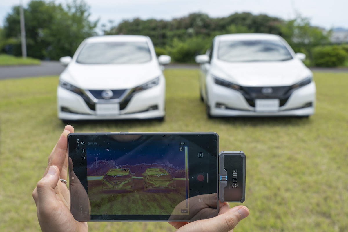 Nissan sperimenta la vernice refrigerante per auto