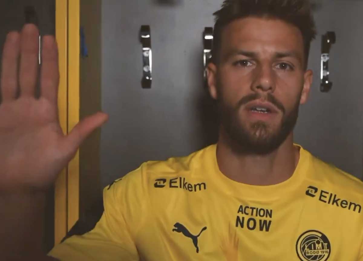 Insulto all’As Roma dai norvegesi del Bodo Glimt. Il video del re del fair play Philip Zinckernagel