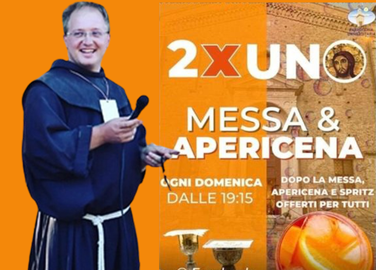 Galleria foto 'Prima la messa, poi lo spritz: frate nella bufera. Il don ad Affari: “Polemiche sterili, in parrocchia centinaia di giovani”' - foto 1