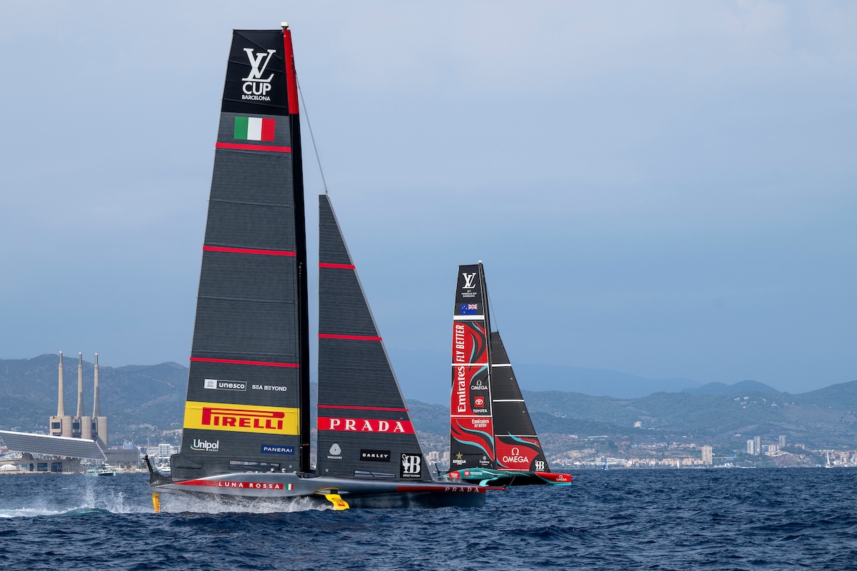 Luna Rossa Prada Pirelli, un secondo posto nella Final Preliminary regata di Barcellona Luna Rossa Prada Pirelli, un secondo posto nella Final Preliminary regata di Barcellona