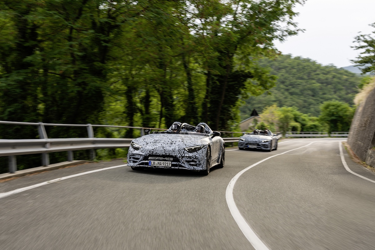 Mercedes-AMG PureSpeed, ulltimi test su strada