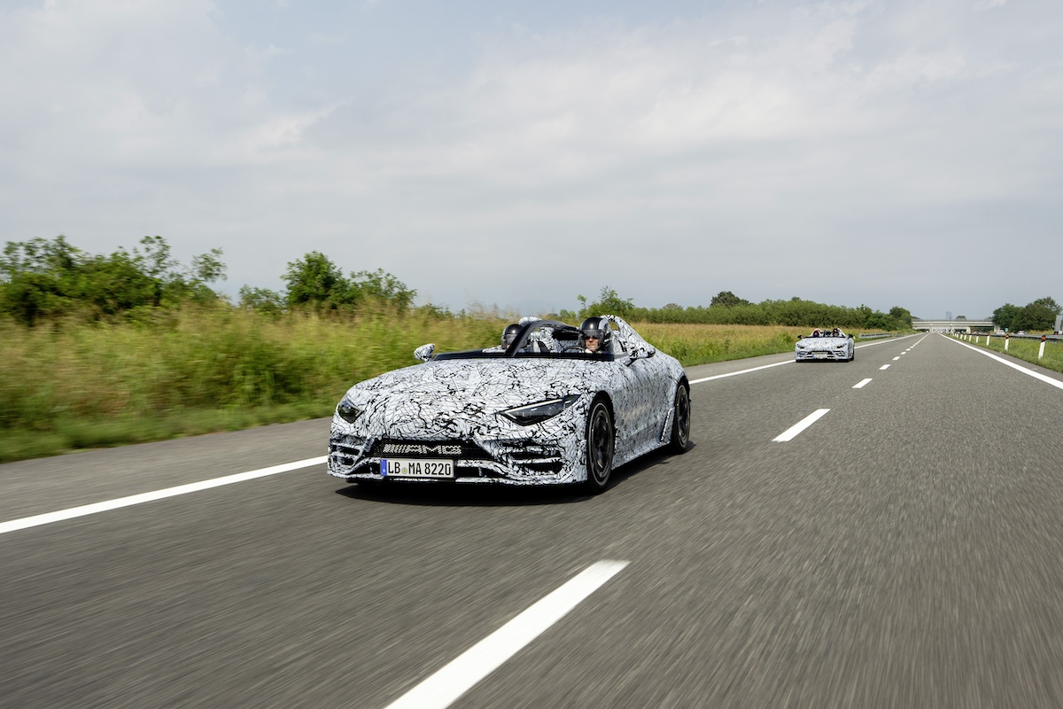 Mercedes-AMG PureSpeed, ulltimi test su strada