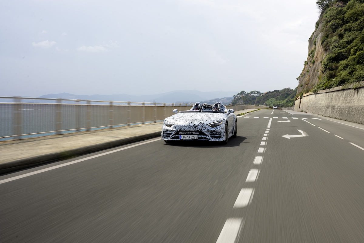 Mercedes-AMG PureSpeed, ulltimi test su strada