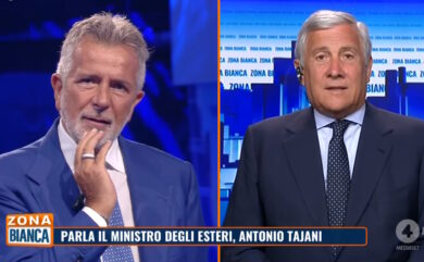 Ascolti tv, Brindisi al 6,4% con ospite Tajani. Maggioni ancora in calo con Newsroom