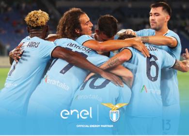 Enel al fianco della S.S. Lazio come Official Energy Partner