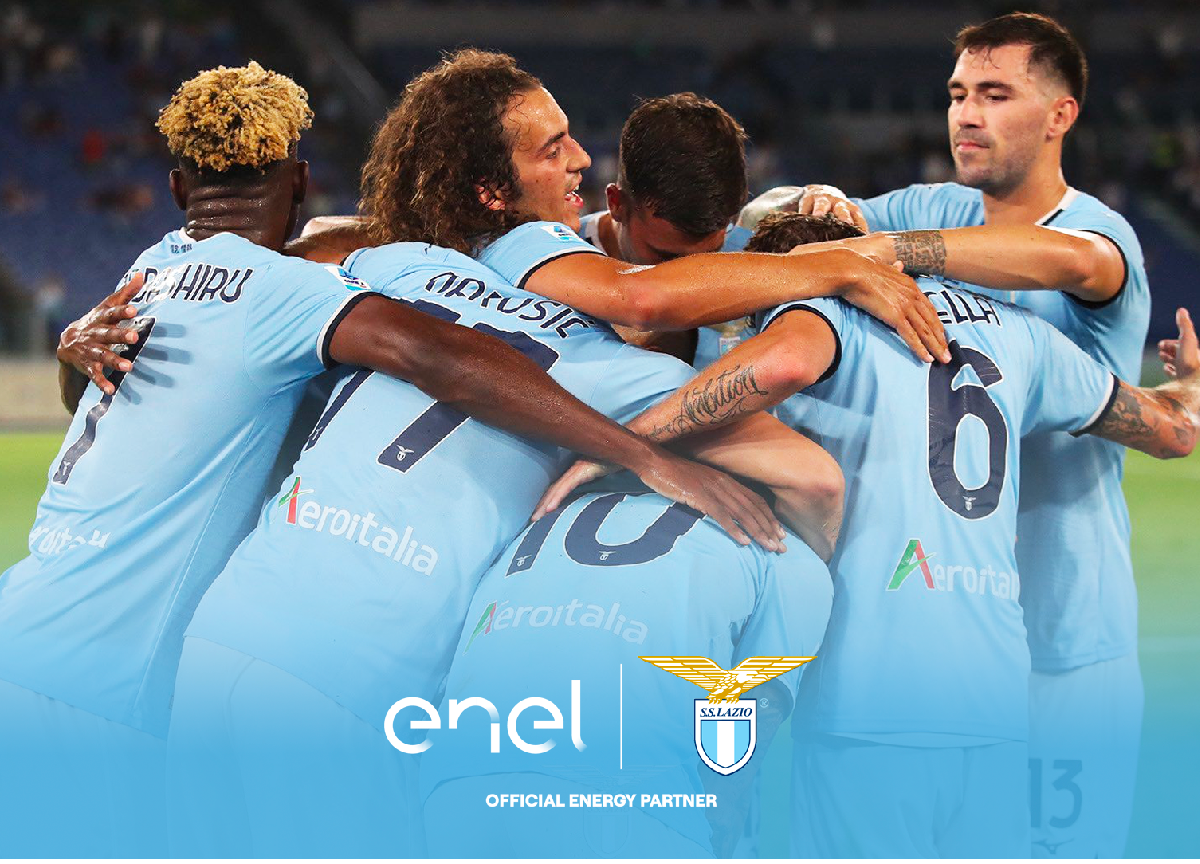 Enel al fianco della S.S. Lazio come Official Energy Partner Enel al fianco della S.S. Lazio come Official Energy Partner