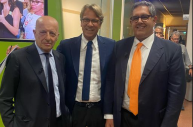 Ascolti tv, Porro riparte col botto con ospite Toti. Straccia Saviano con il 7,18% di share