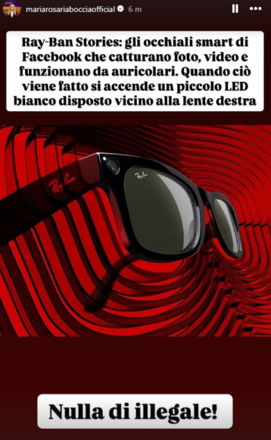 Sangiuliano, Boccia usava occhiali con telecamera. Il Ministro: “Tra noi un fatto privato”. Lei: “Smetti di storpiare realtà”