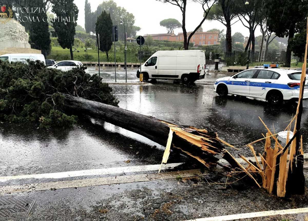 Bomba d’acqua su Roma, il Comune ci prova: “Un downburst come per il veliero di Palermo” Bomba d’acqua su Roma, il Comune ci prova: “Un downburst come per il veliero di Palermo”