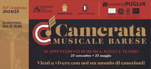 Presentata a Palazzo di Città l’83^ stagione della Camerata Musicale Barese