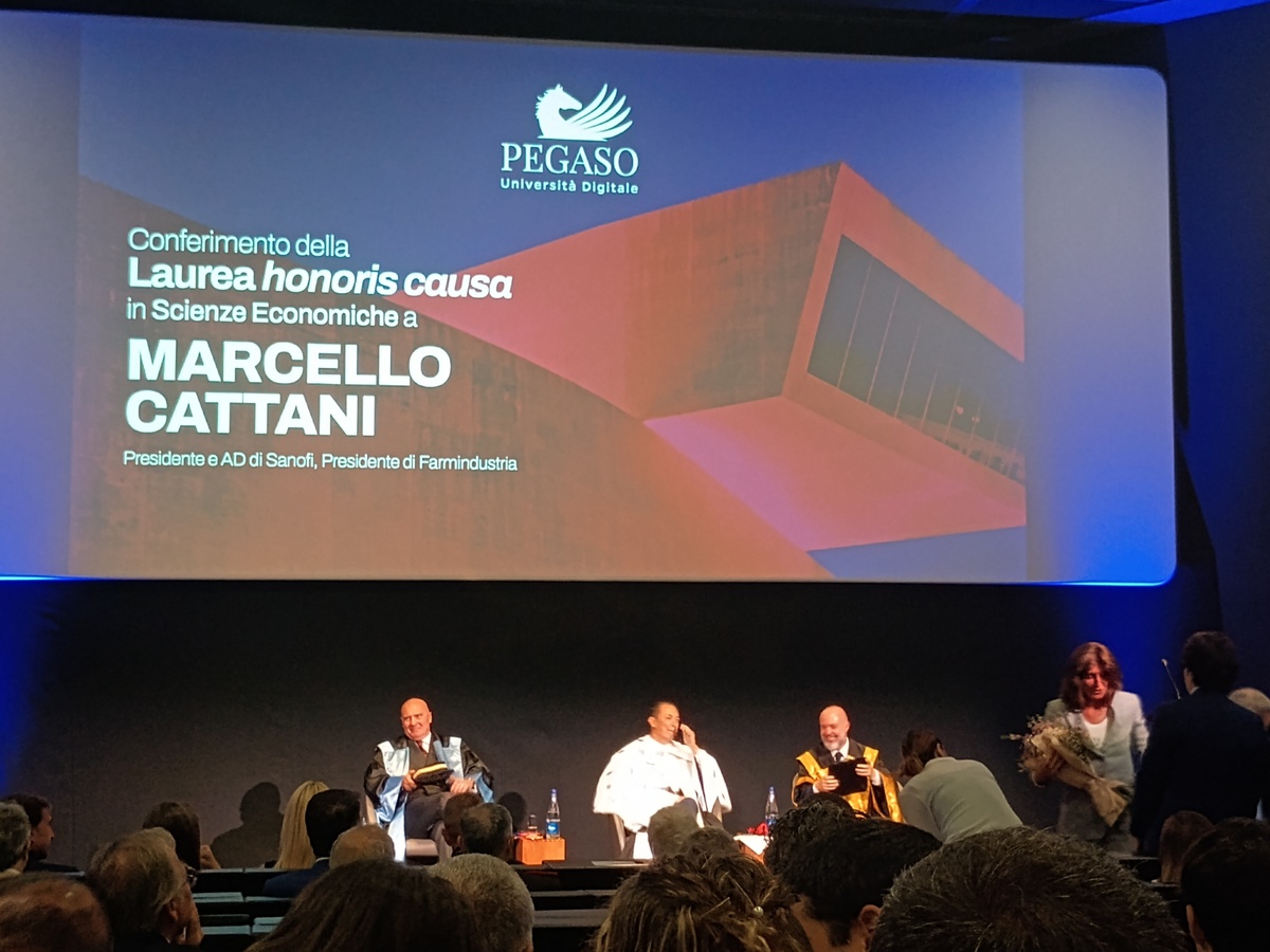 Multiversity, Università Pegaso: Laurea honoris causa a Marcello Cattani