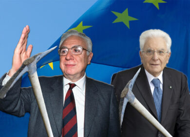 Mattarella alla Cossiga piccona l’Ue da Cernobbio: “Italia debitore onorabile, Europa incompiuta”. E poi la strigliata alle piattaforme streaming Ott 