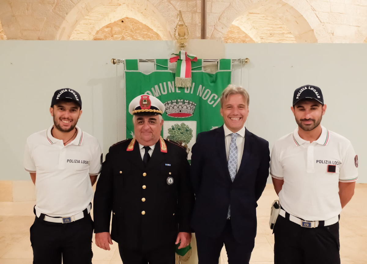 Comune di Noci, nuovi agenti per la Polizia Locale Comune di Noci, nuovi agenti per la Polizia Locale