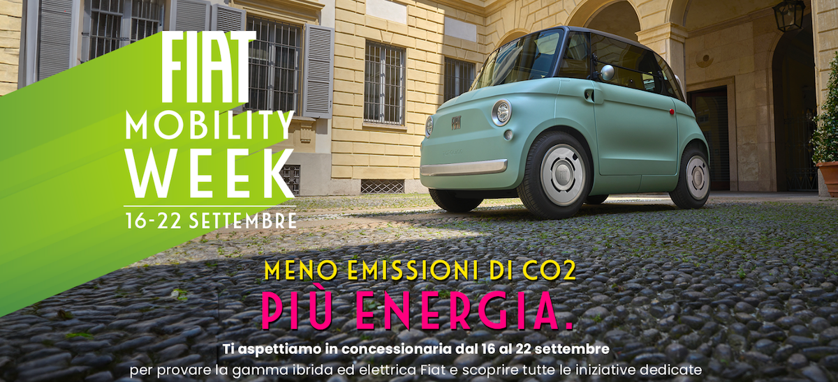FIAT protagonista alla settimana europea della mobilità 2024 FIAT protagonista alla settimana europea della mobilità 2024