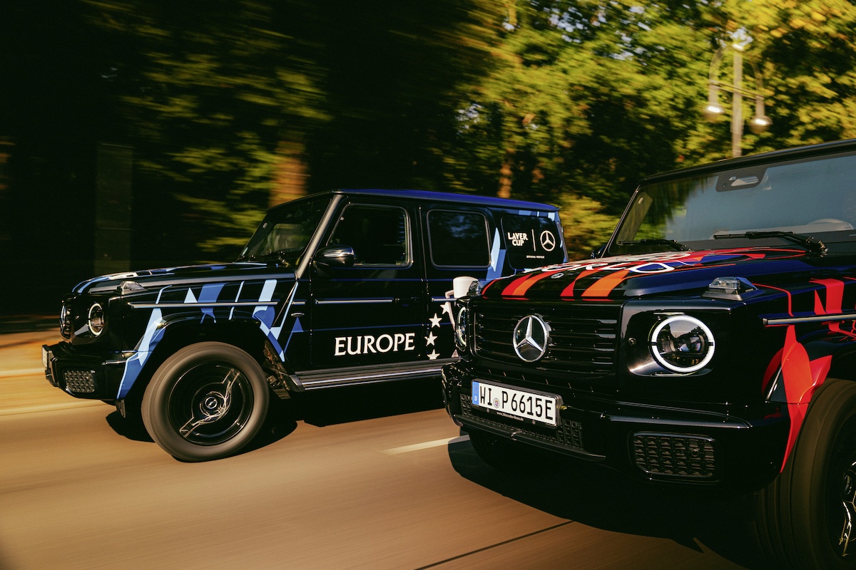 Mercedes-Benz e Roger Federer svelano il progetto Neon Legacy a Berlino