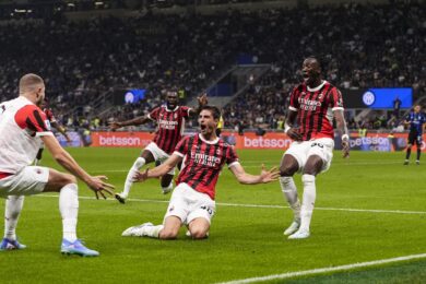 Inter-Milan 1-2, Gabbia decide il derby. Fonseca: “Da tempo nessuno aveva messo così in difficoltà l’Inter”